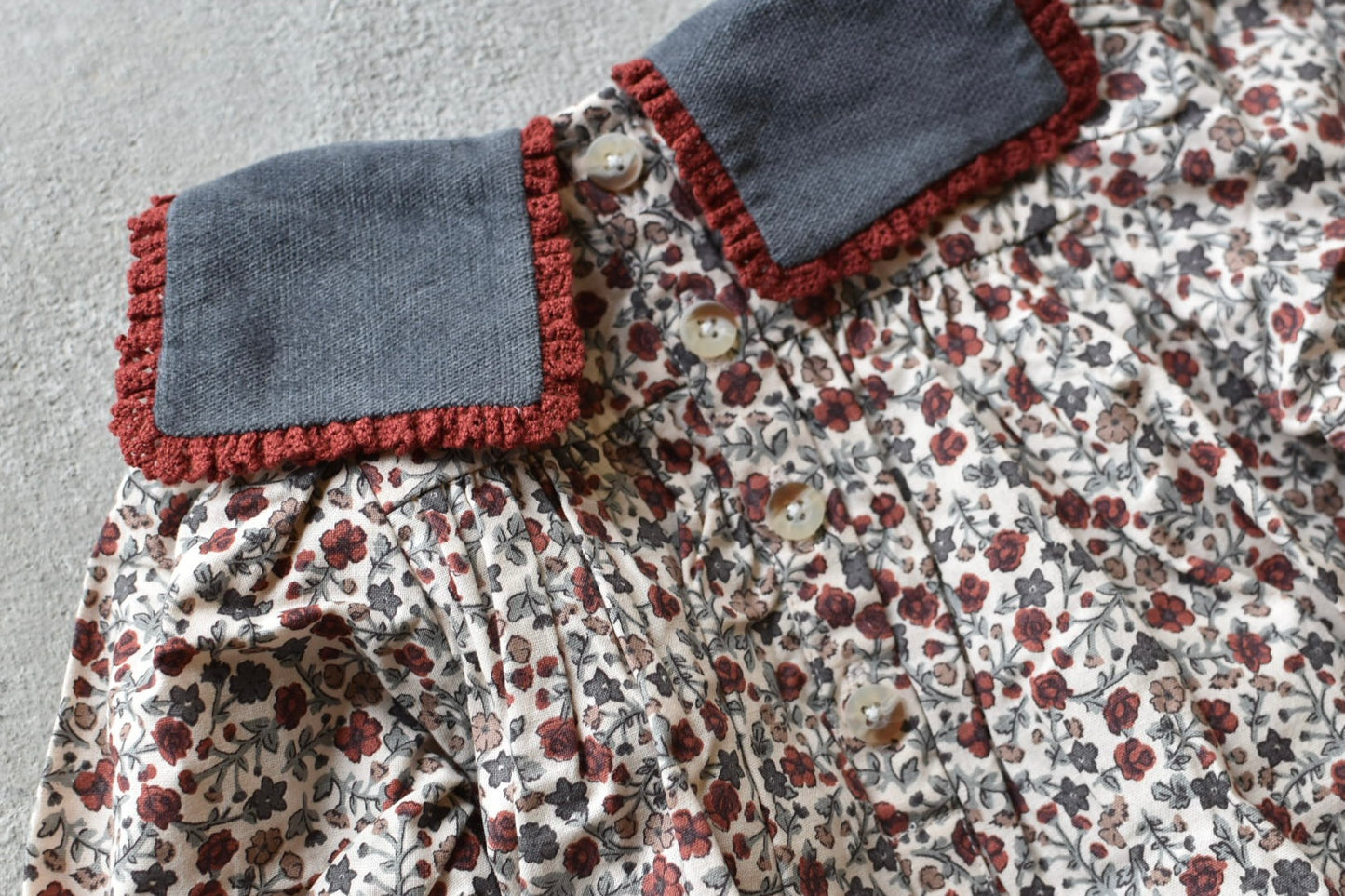 Hallie Romper Cottage Floral