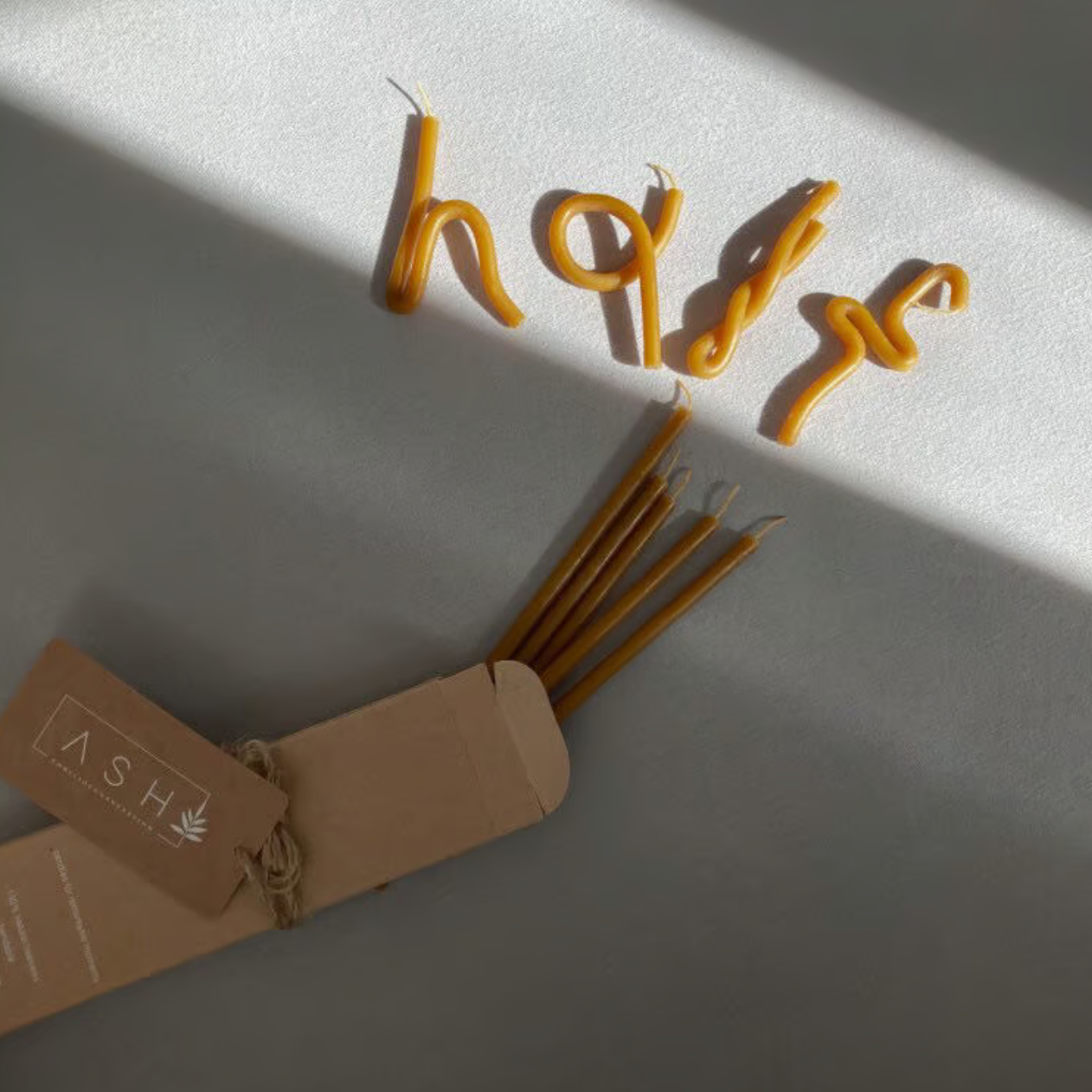 Natural Beeswax Candles