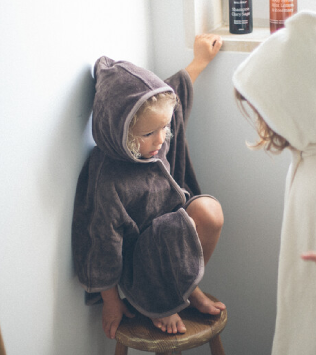Towel Poncho_Brown