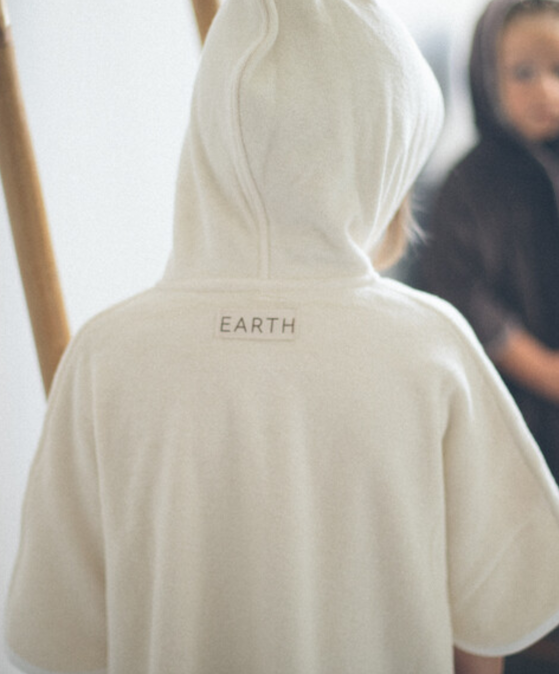 Towel Poncho_Ecru
