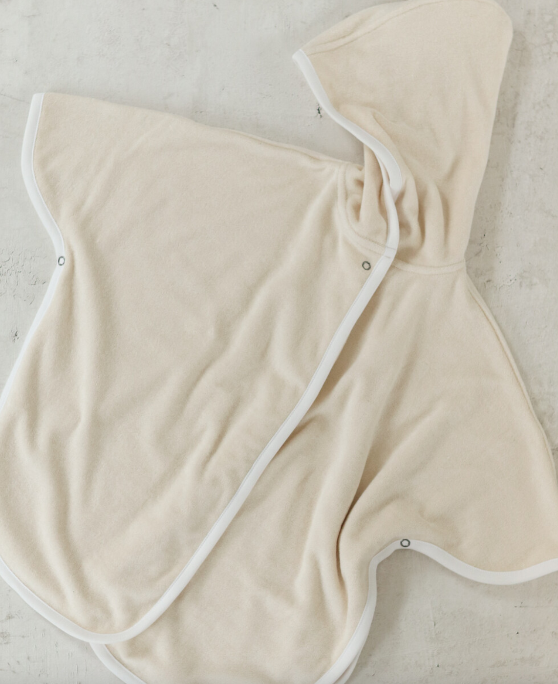 Towel Poncho_Ecru