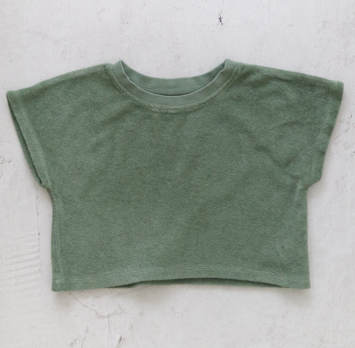 Cropped sweat_Green(Last.1)