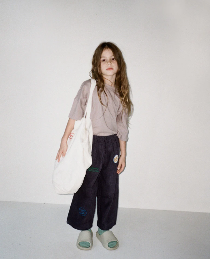 PATCH CORDUROY PANT_NAVY ( Last.1 )