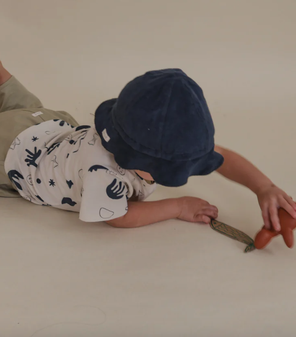 Navy Terry Sun Hat (Last.1)