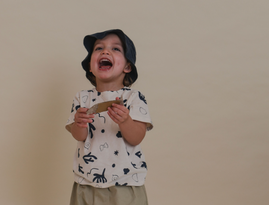Navy Terry Sun Hat