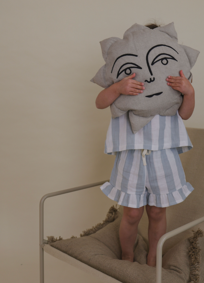 Sardine Stripes Frill Shorts (Last.1)