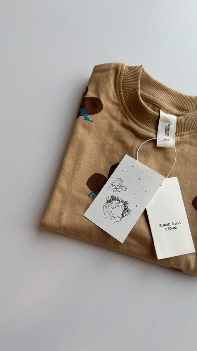 OVERSIZED TEE - GINGER HEART LOGO