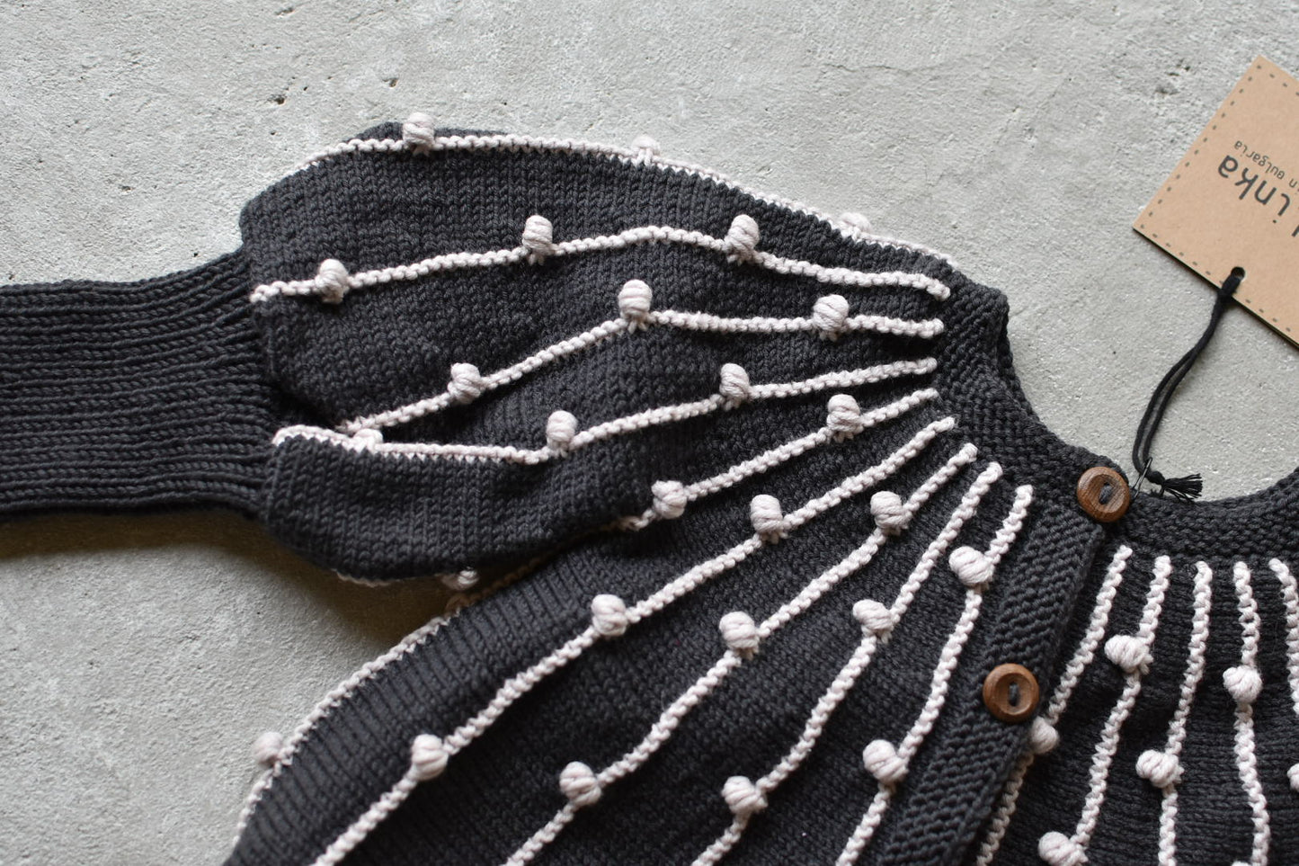 Marion Cardigan_Charcoal/Moonstone