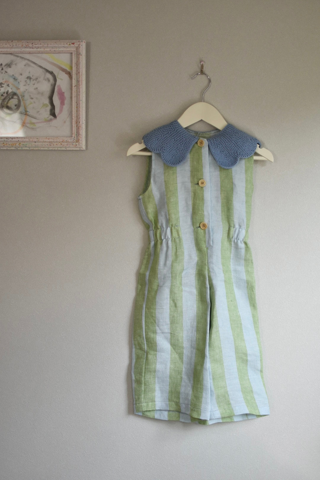 Cordelia Overall_Pastel Stripe / Breeze(Last.1)