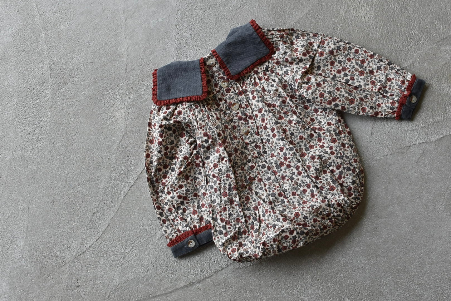 Hallie Romper Cottage Floral