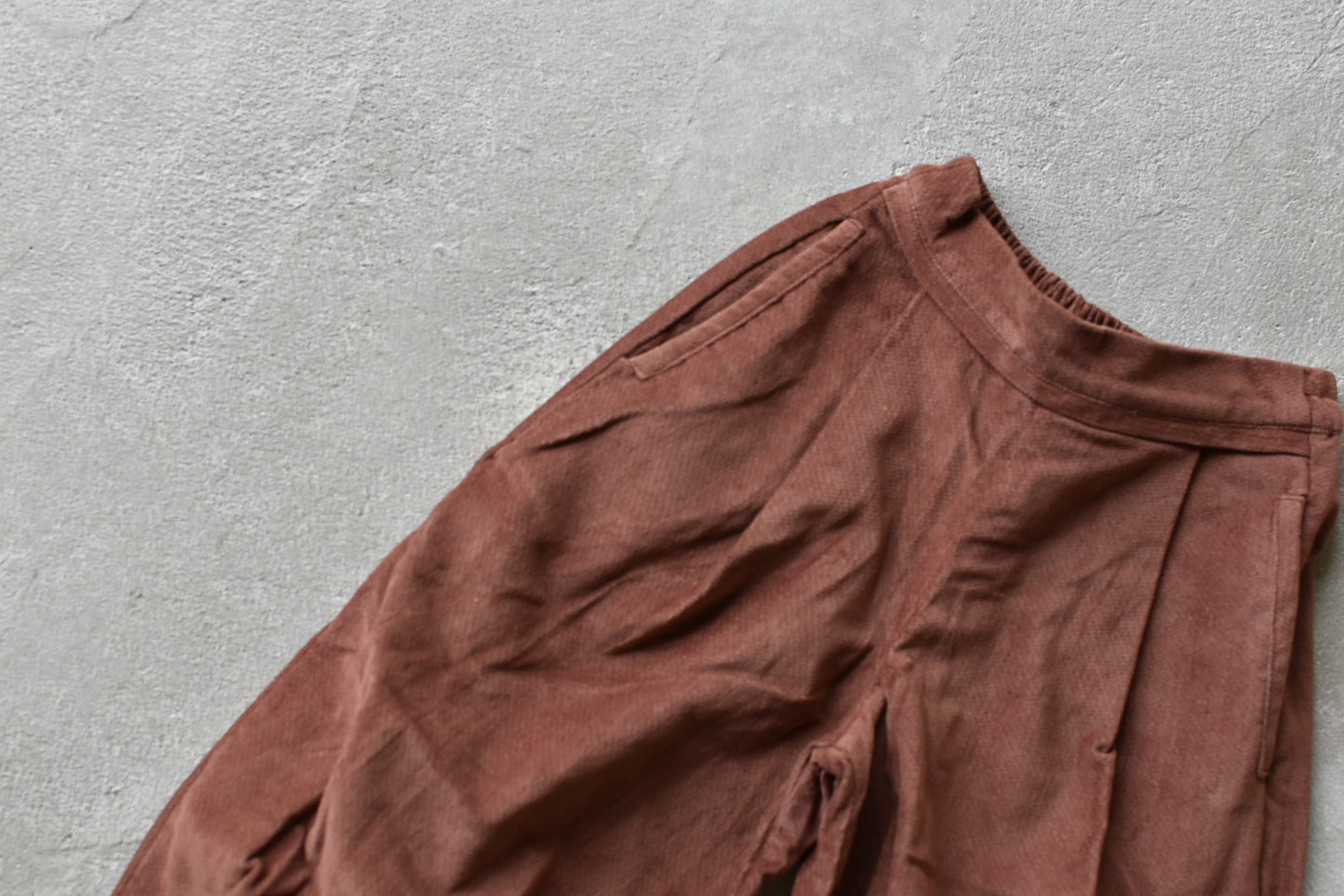 Jessica Trousers Velvet in Nutmeg
