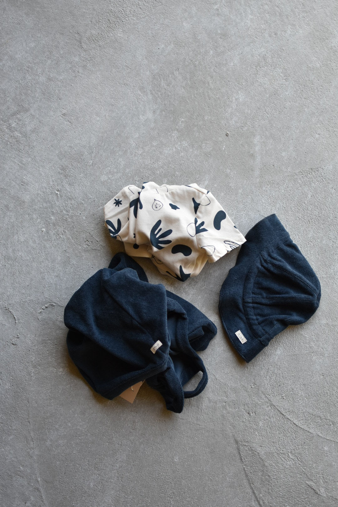 Navy Terry Sun Hat