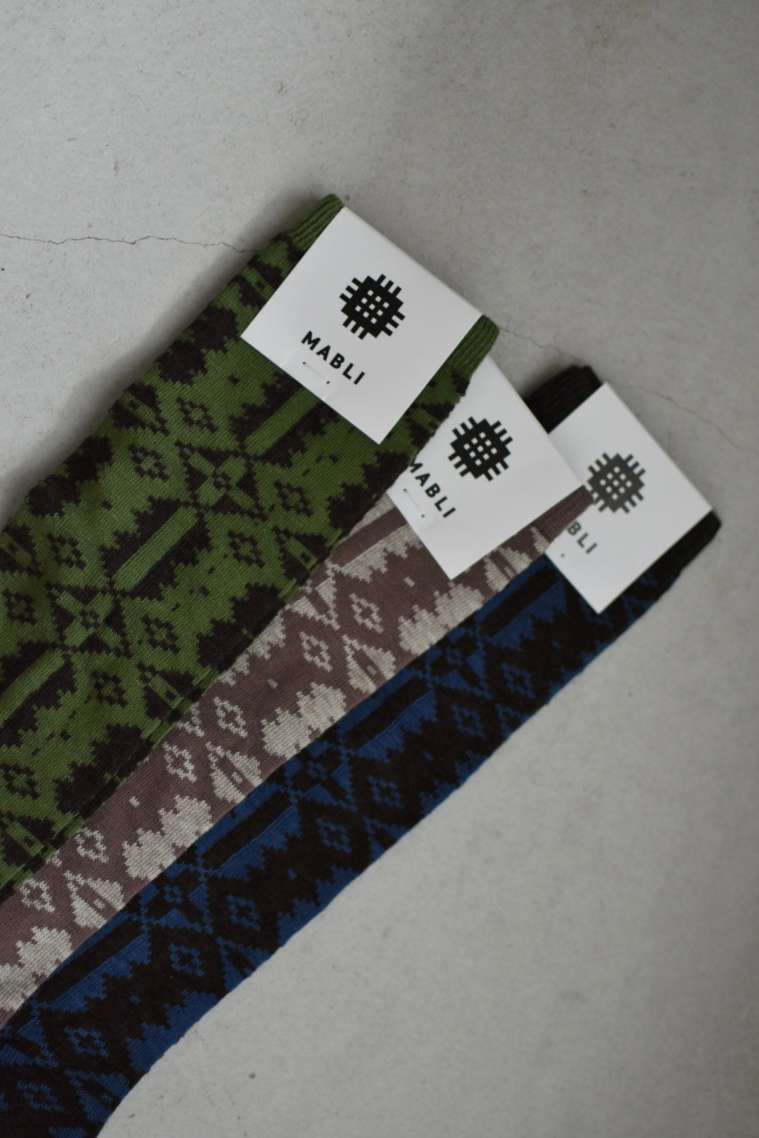ERYRI LONG SOCKS_MONSTERA / UMBER(Last.1)