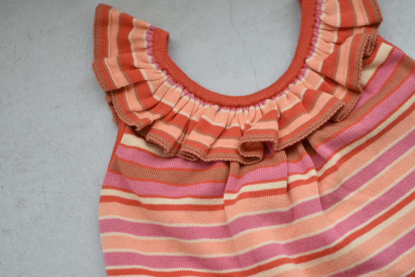 NERYS VEST_ROSE GARDEN STRIPE(Last.1)