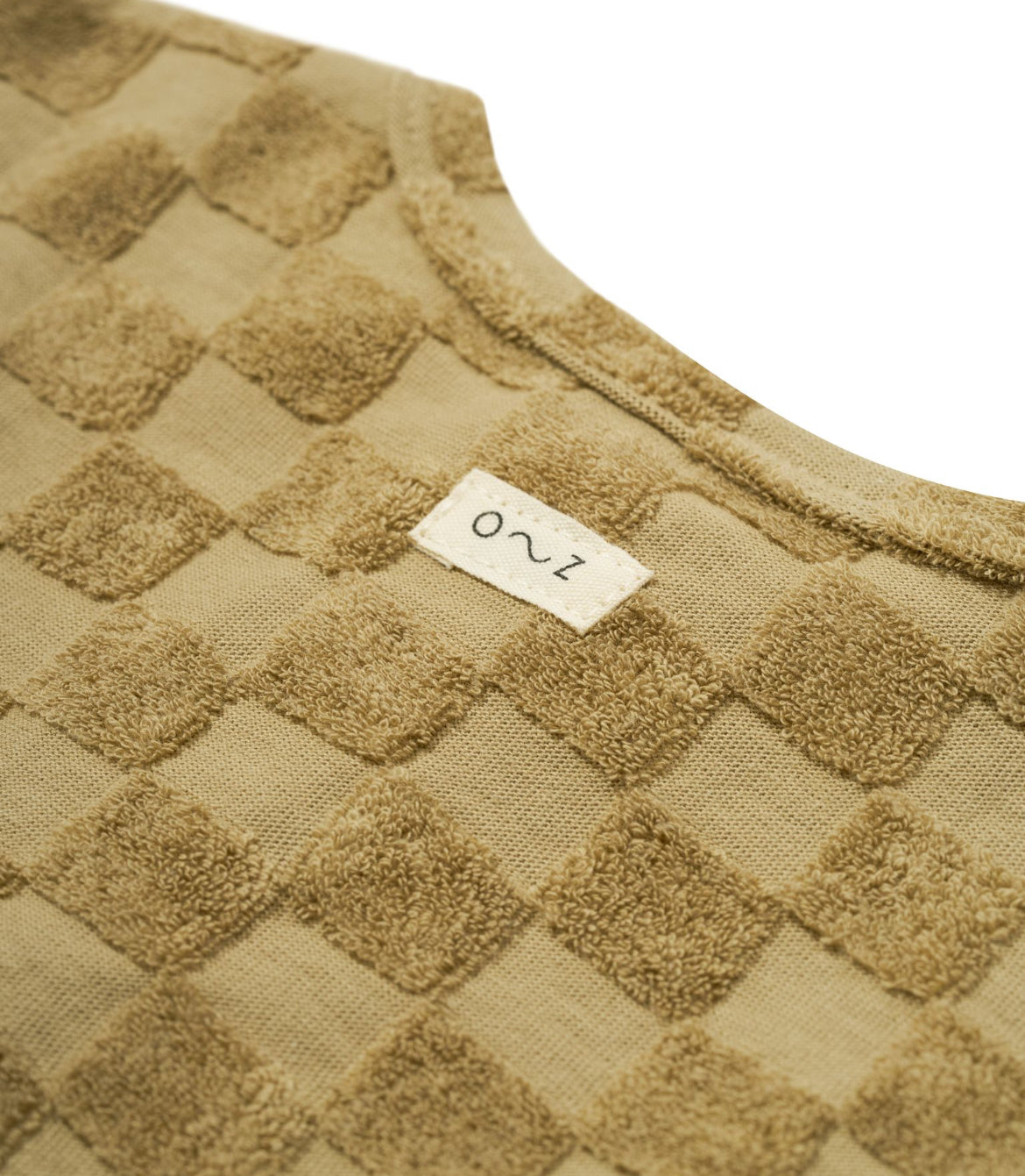 Dusky Checkerboard Terry Boxy T -Shirt