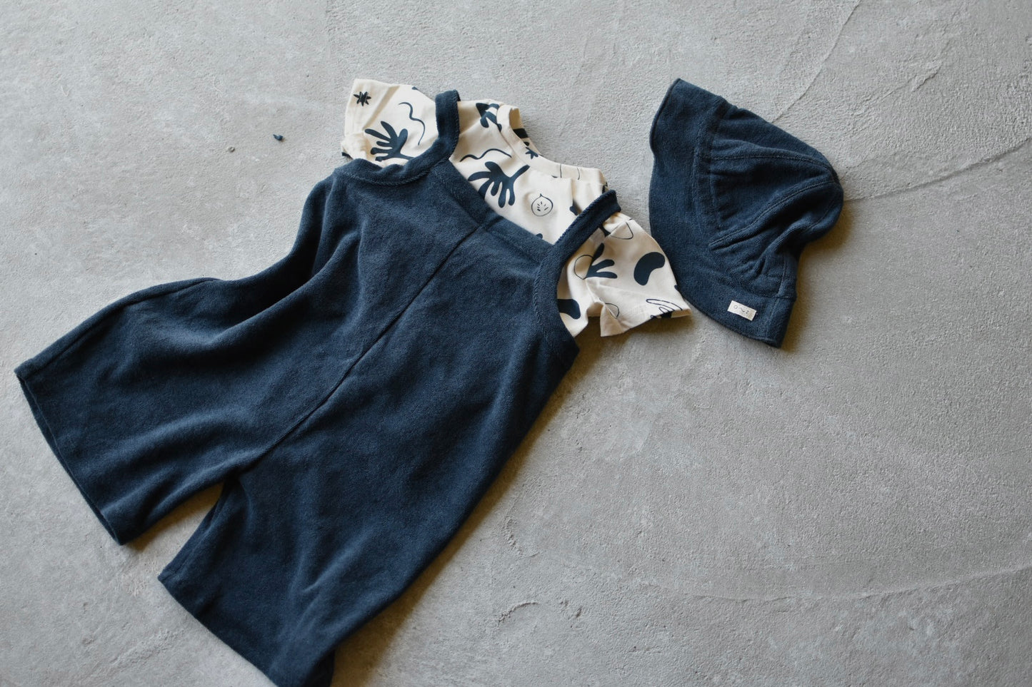 Navy Terry Sun Hat