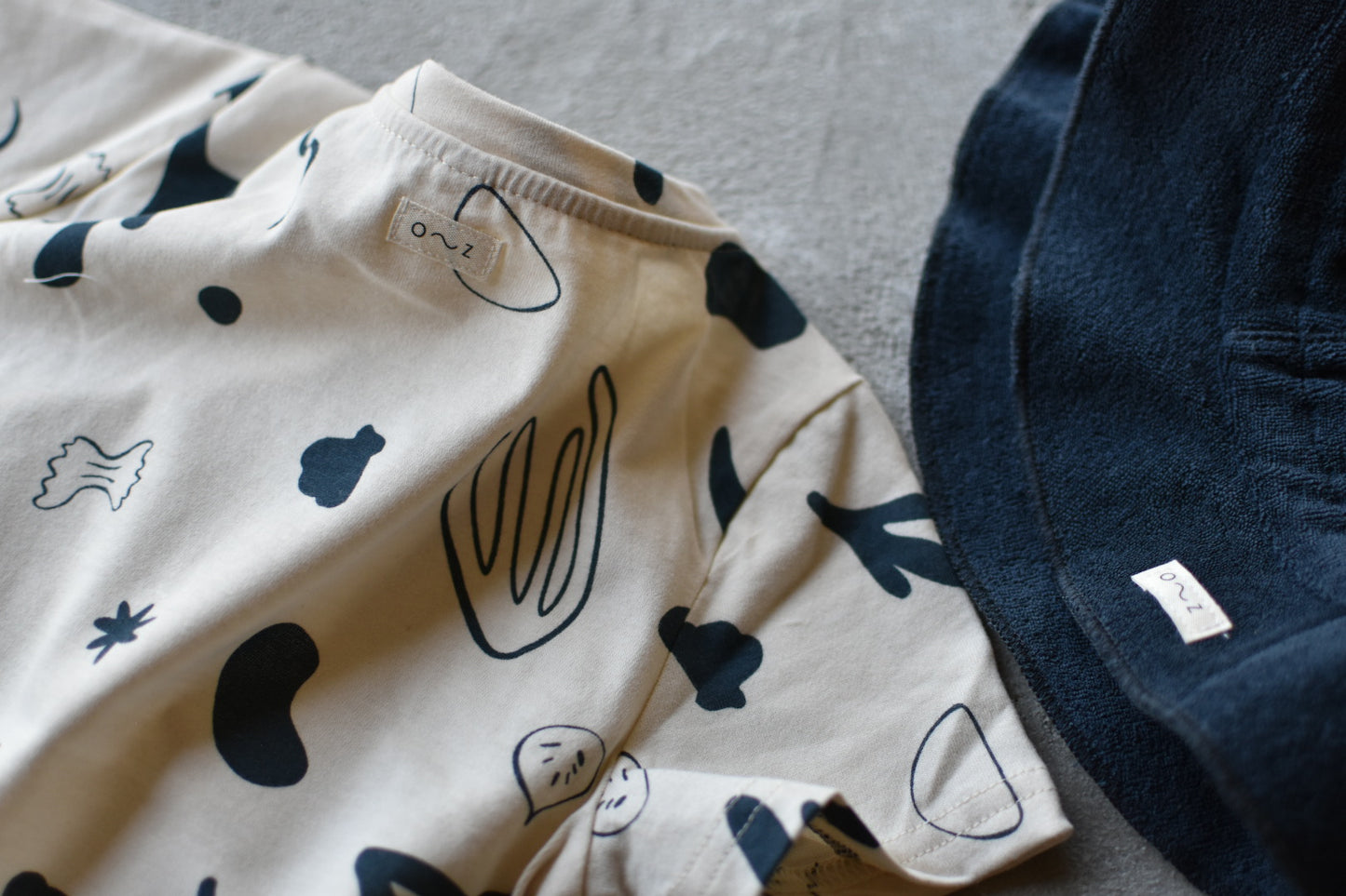 Navy Terry Sun Hat