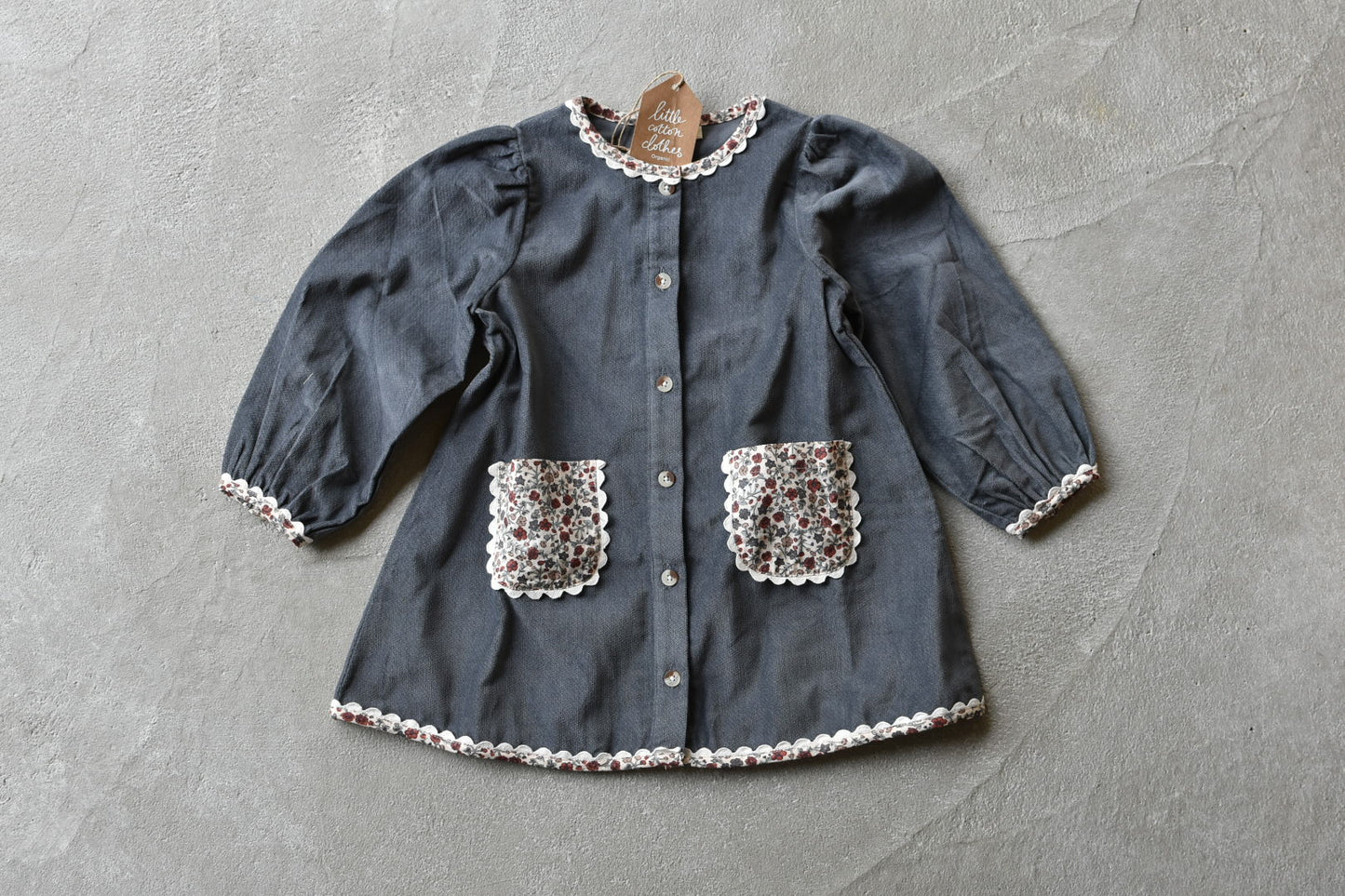 Jules Dress Velvet in Juniper