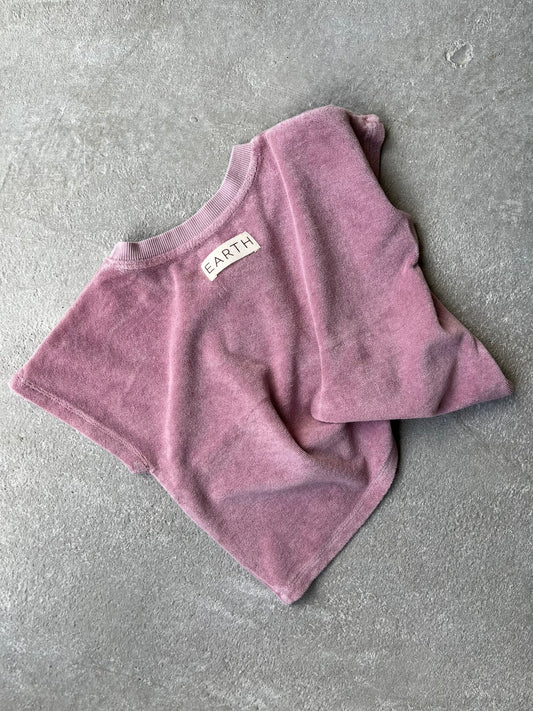 Cropped sweat_Cotton lavender (Last.2)