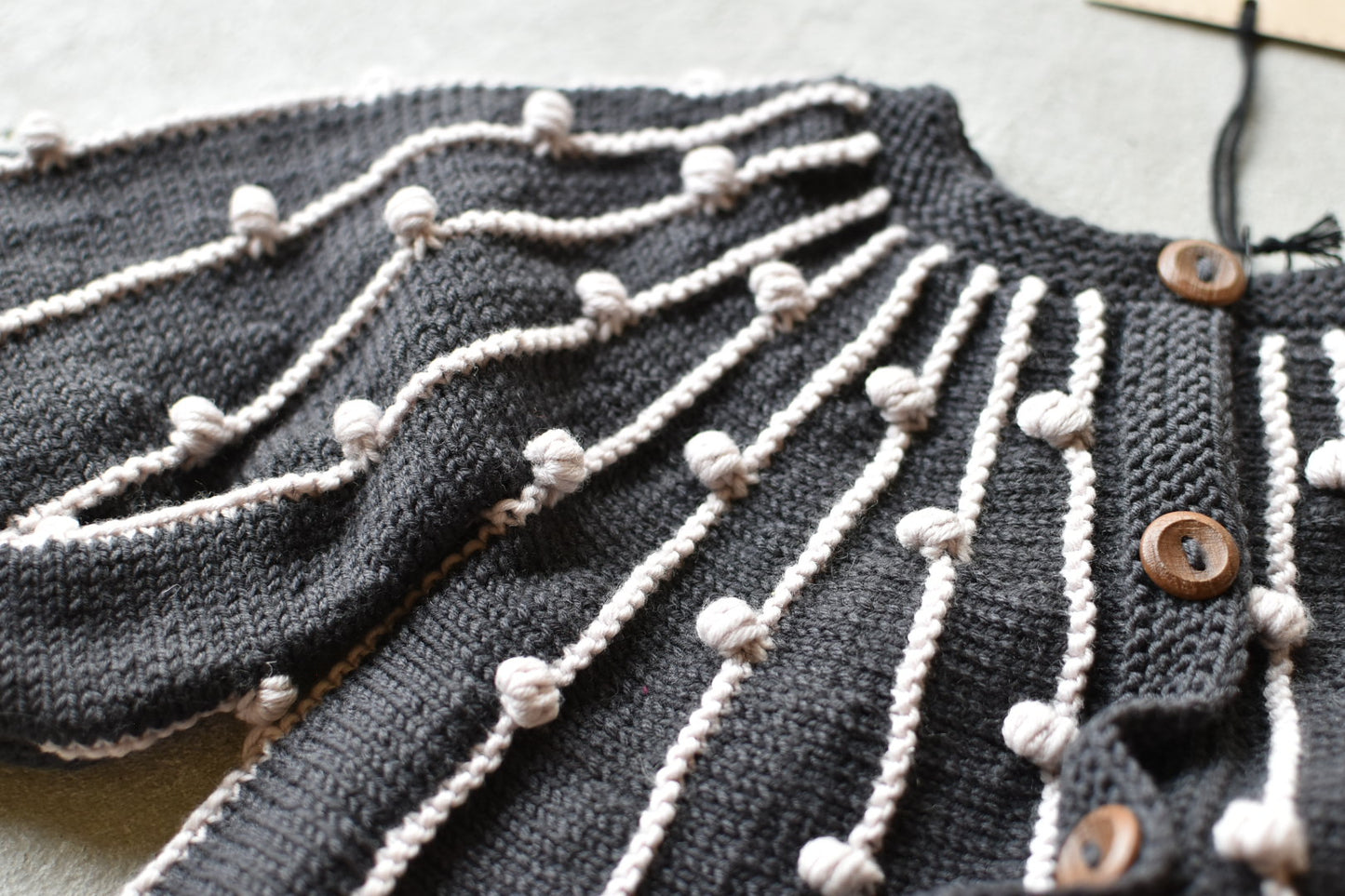 Marion Cardigan_Charcoal/Moonstone