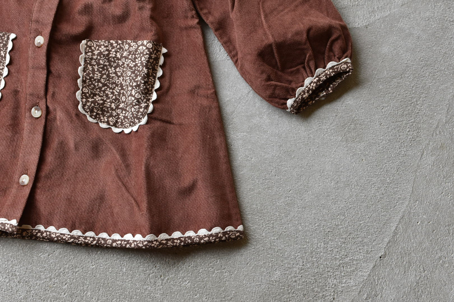 Jules Dress Velvet in Nutmeg