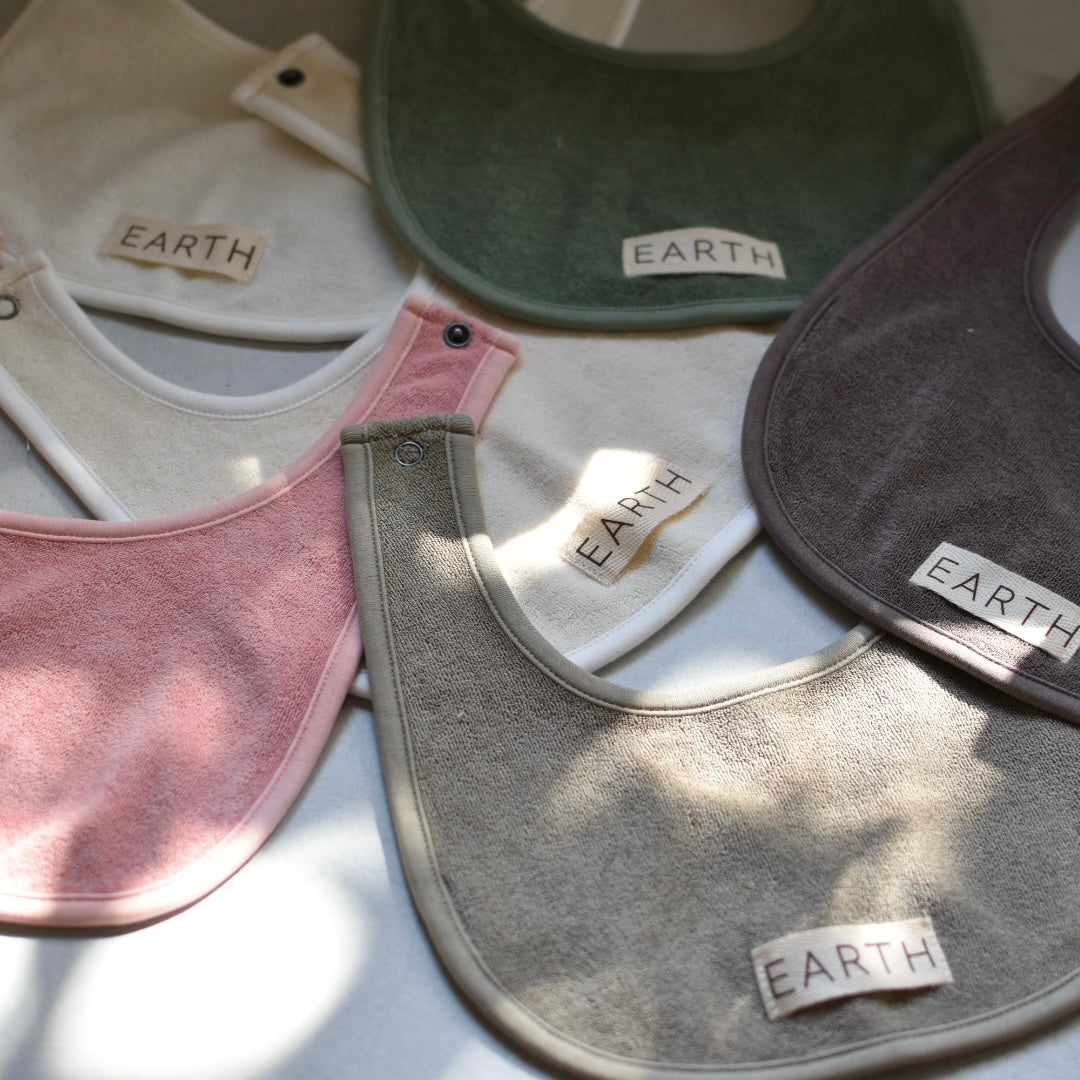 Organic bib_Ecru