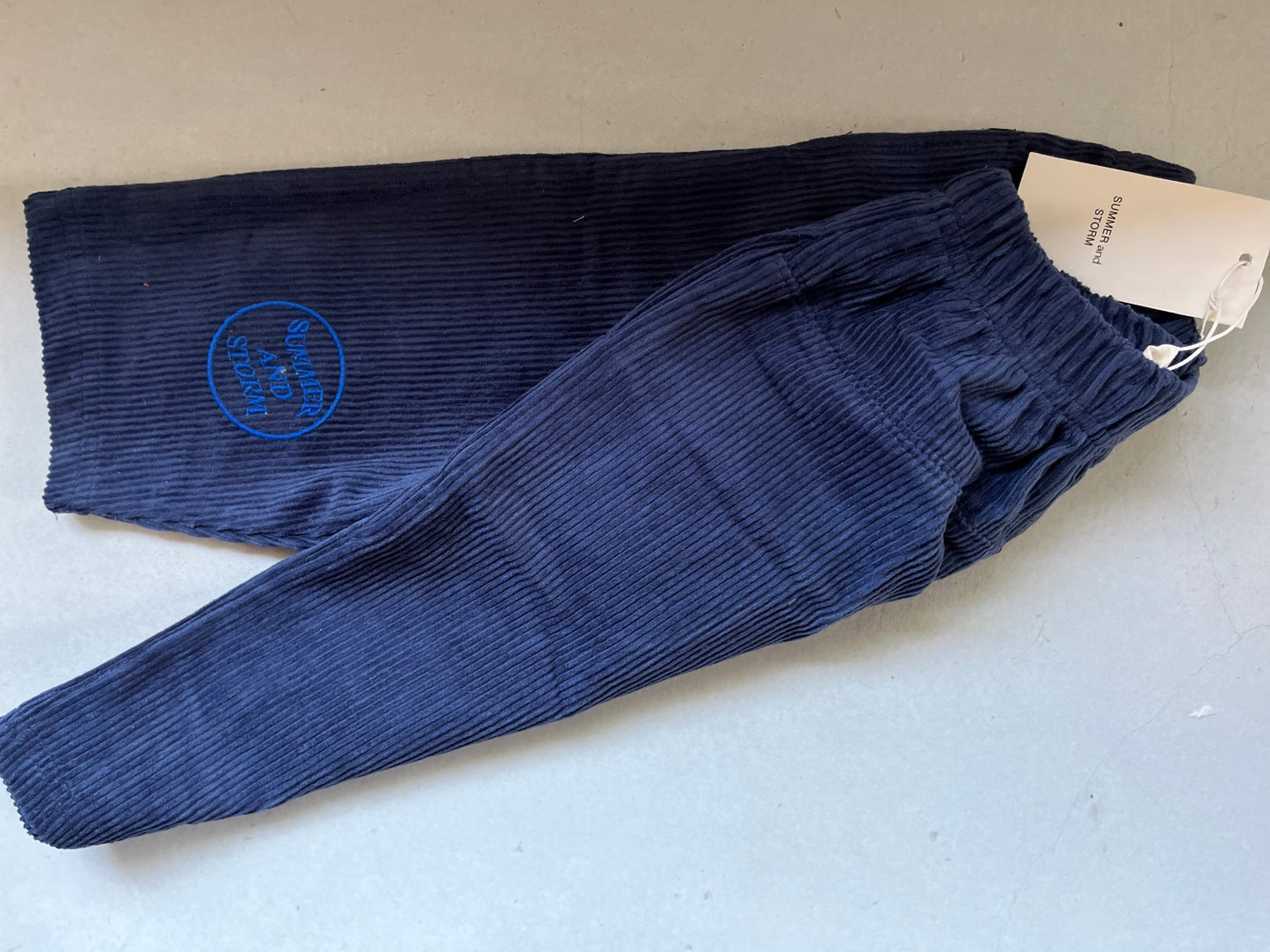 PATCH CORDUROY PANT_NAVY ( Last.1 )