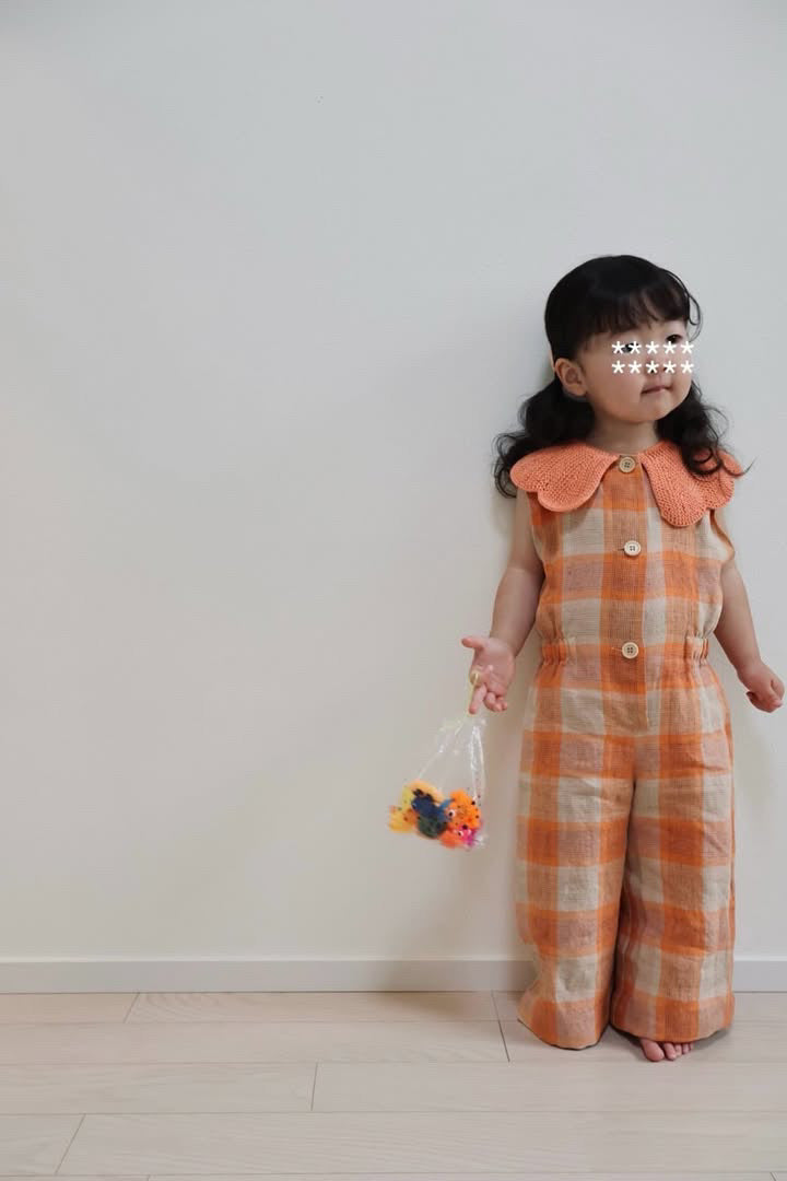 Cordelia Overall_Melon Check / Latte