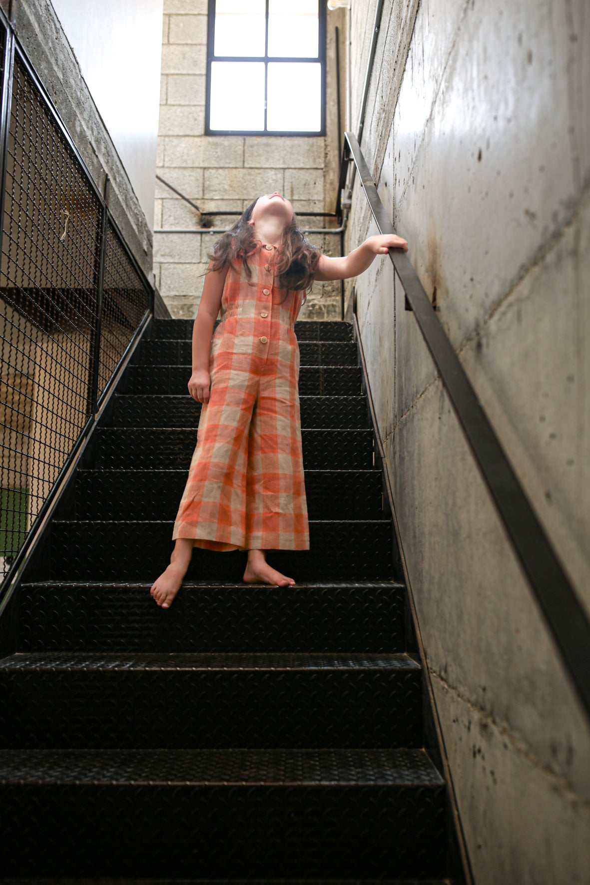 Cordelia Overall_Melon Check / Latte
