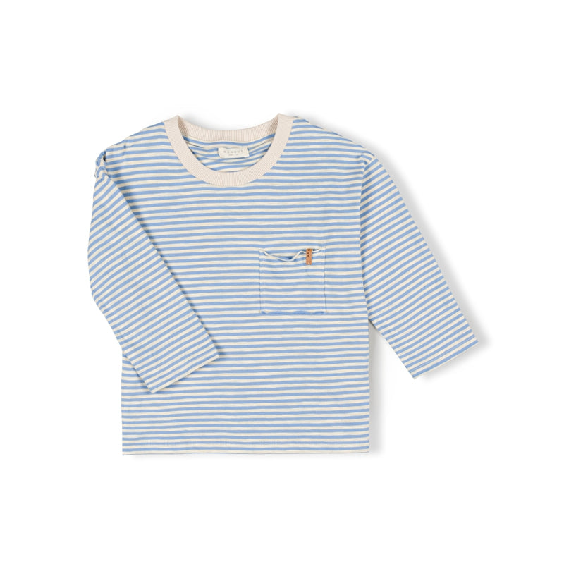 Drop Shirt_Sky stripe