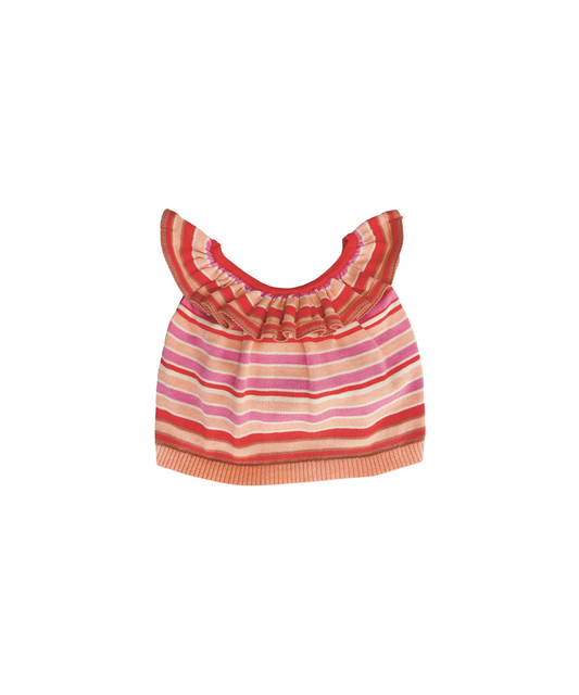 NERYS VEST_ROSE GARDEN STRIPE(Last.1)