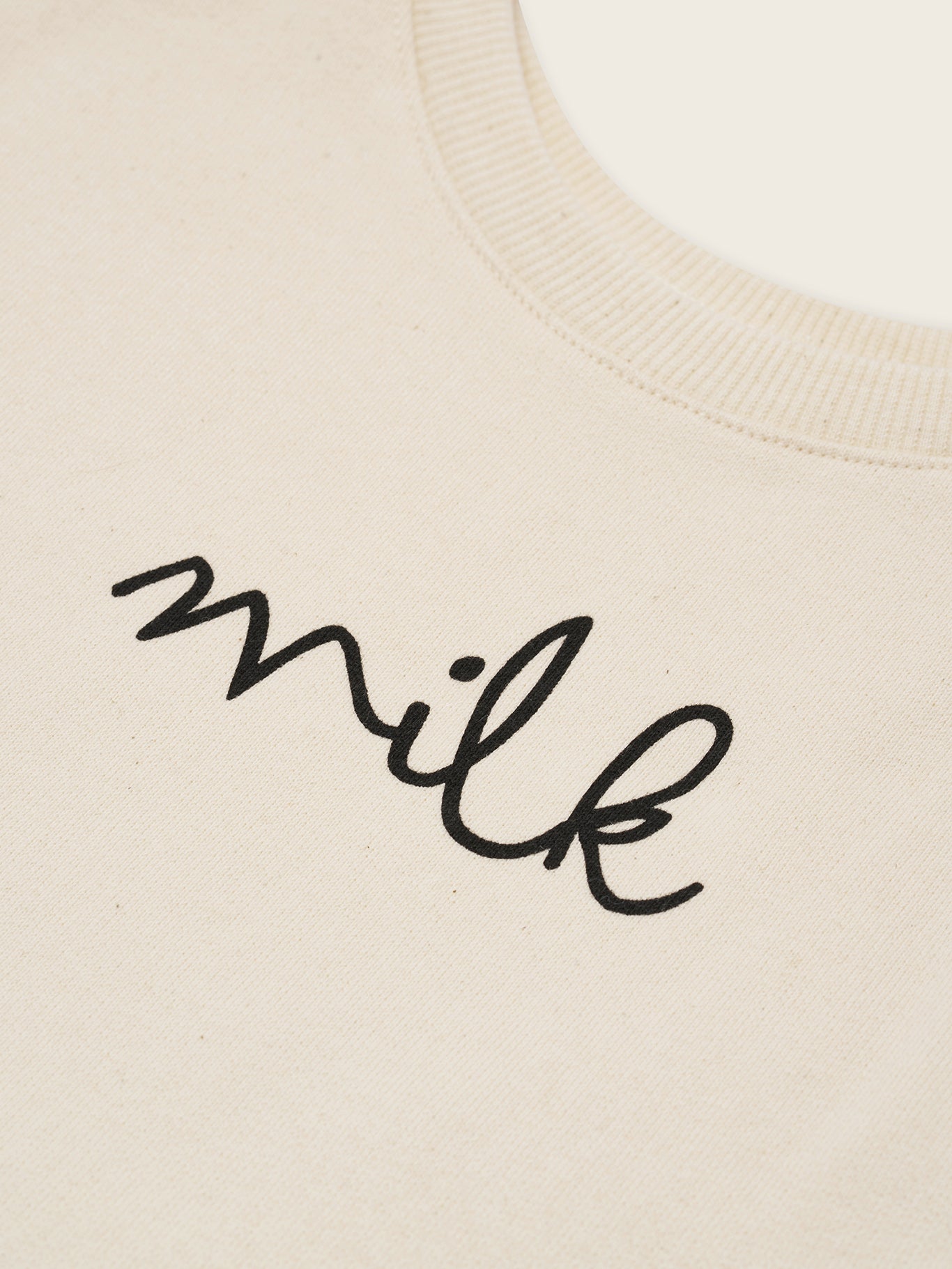 Milk Sweatshirt Undyed
