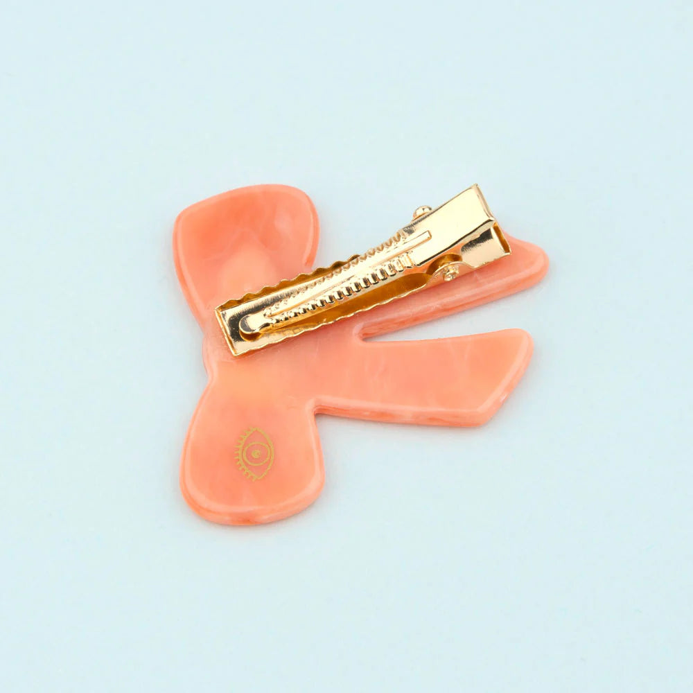 Pink Ribbon Hair Clip (Last.1)