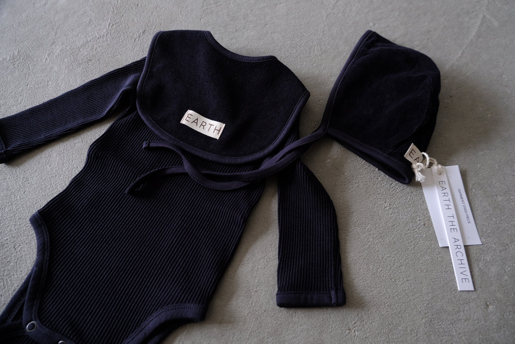 EARTH｜ Longsleeve baby suit_Deep Navy