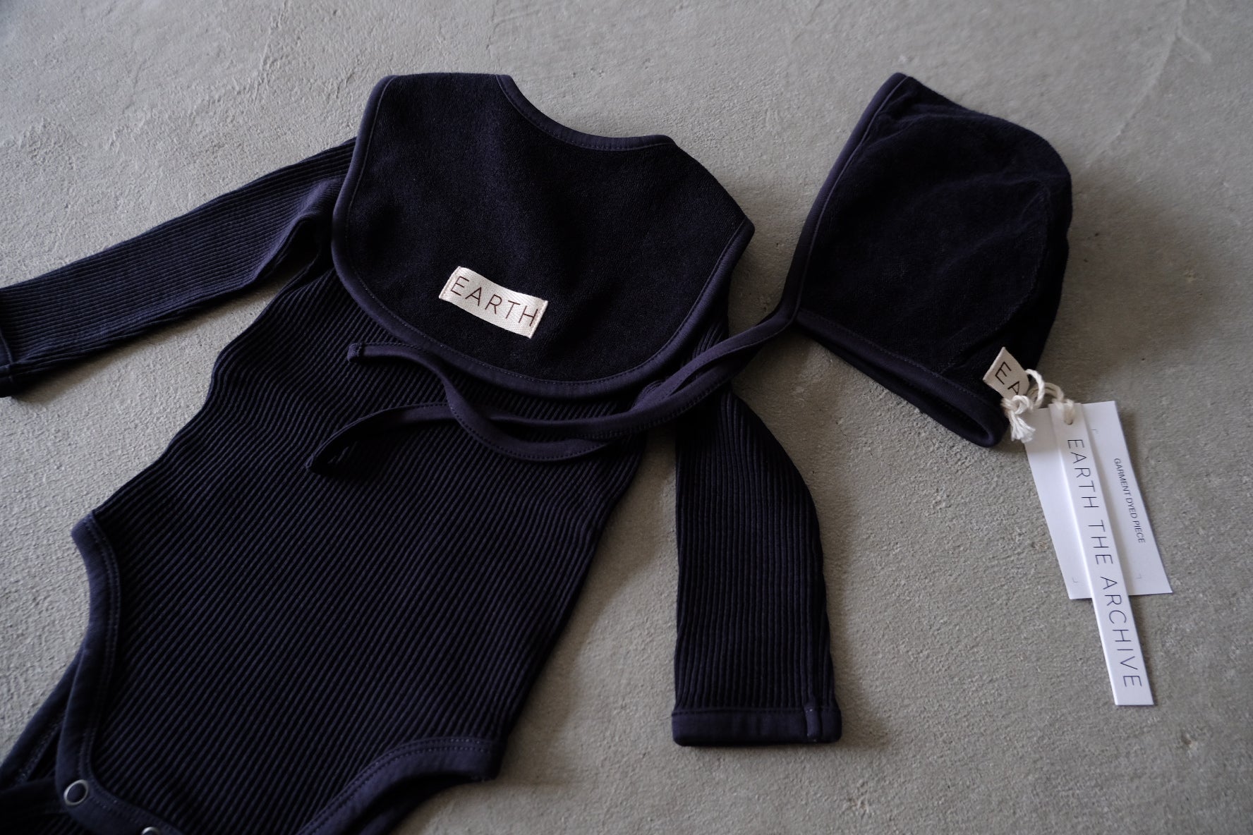 EARTH｜ Longsleeve baby suit_Deep Navy