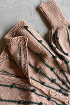 Marion Cardigan_Rose Quartz/Pine