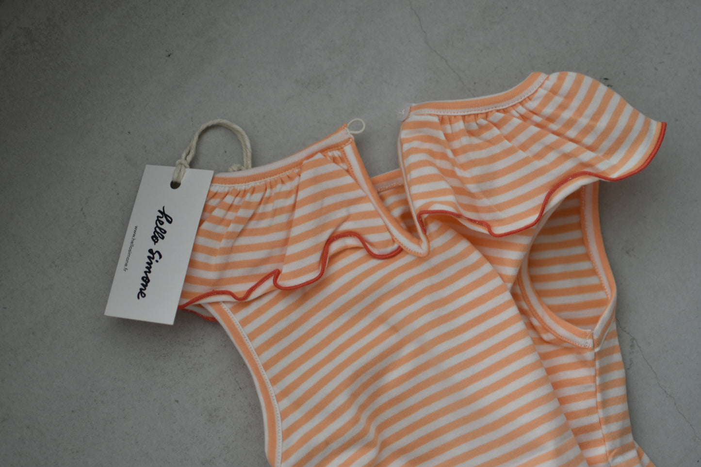 LESLIE Top Stripes_Peach