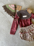 Organic bib_Brown