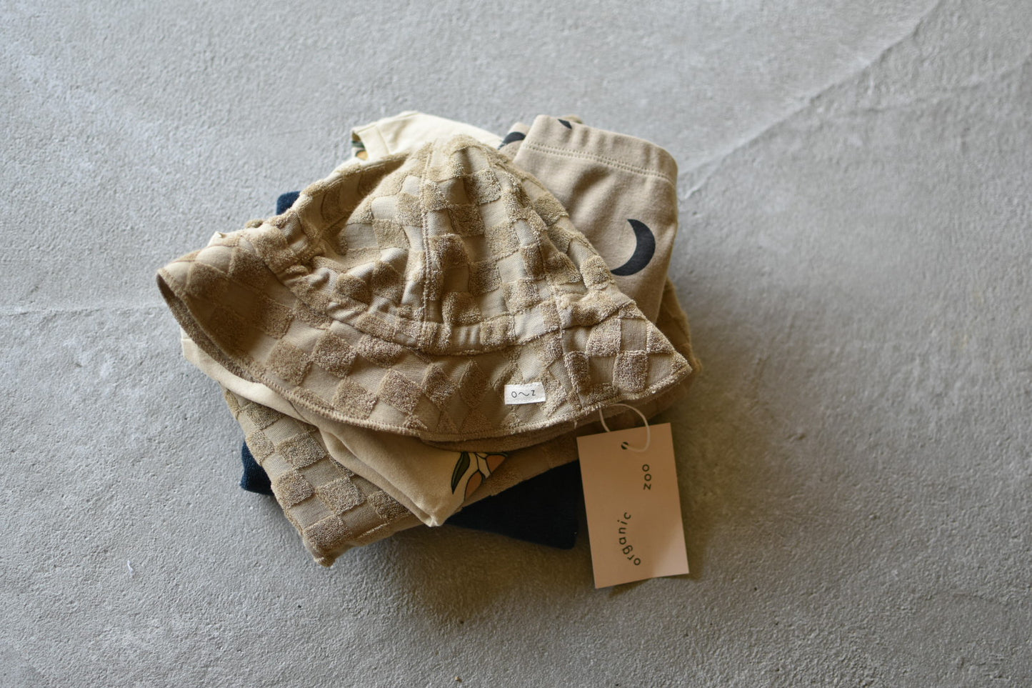 Dusky Checkerboard Terry Sun Hat