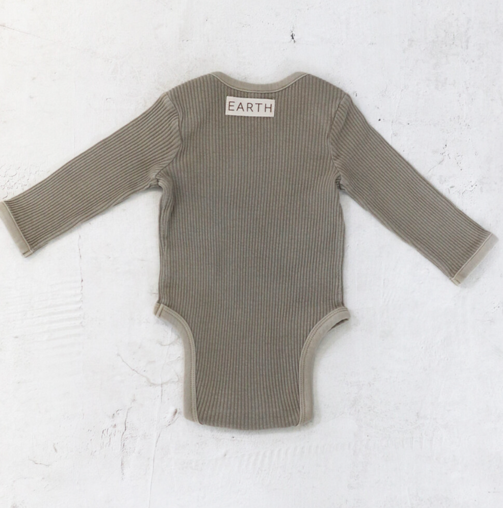 earth-Longsleeve baby suit ロンパース 