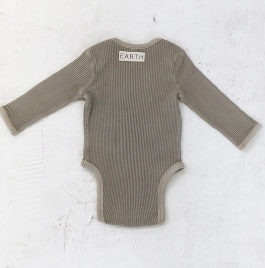 Longsleeve baby suit_Khaki