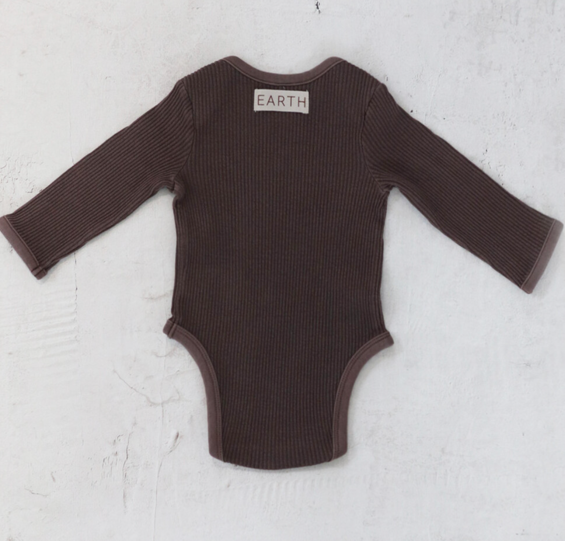 Long sleeve baby suit_Brown