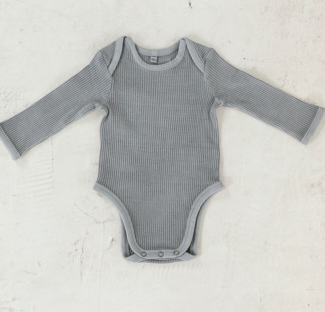 Longsleeve baby suit_Charcoal