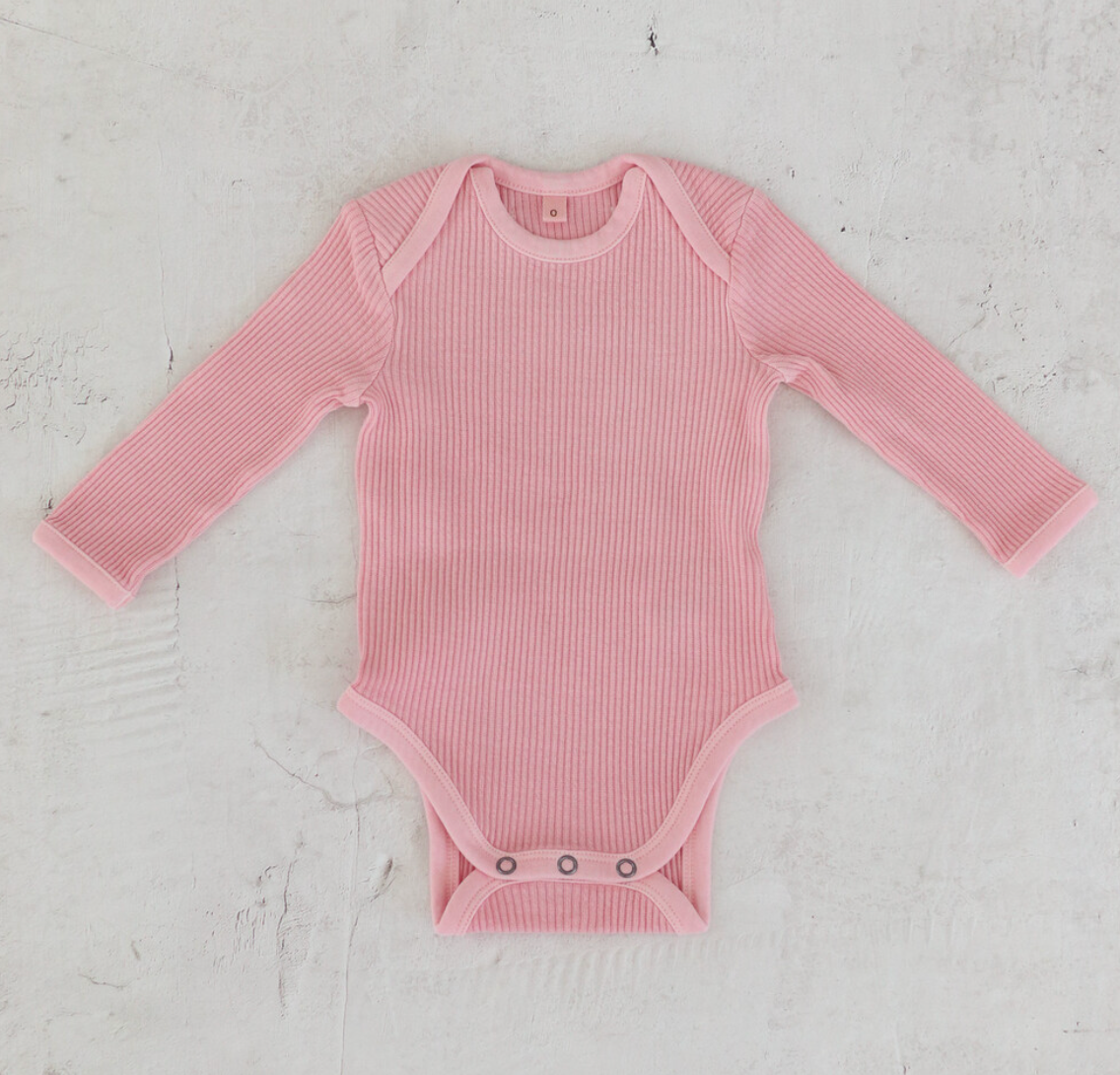 Long sleeve baby suit_Pink