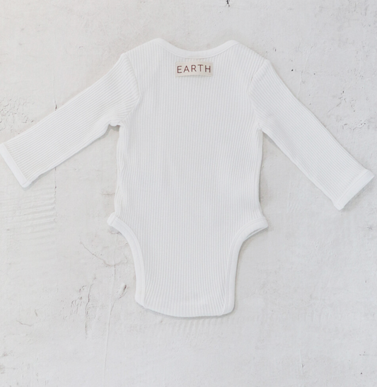 Longsleeve baby suit_White