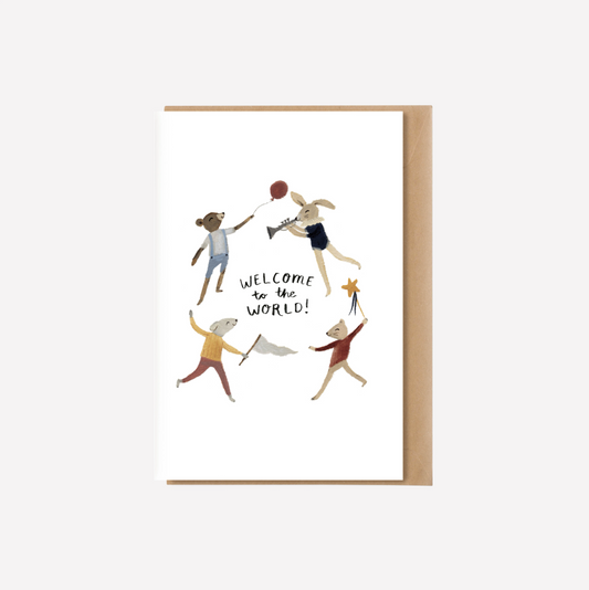 Welcome to the world |  A5 card  (Last.1)