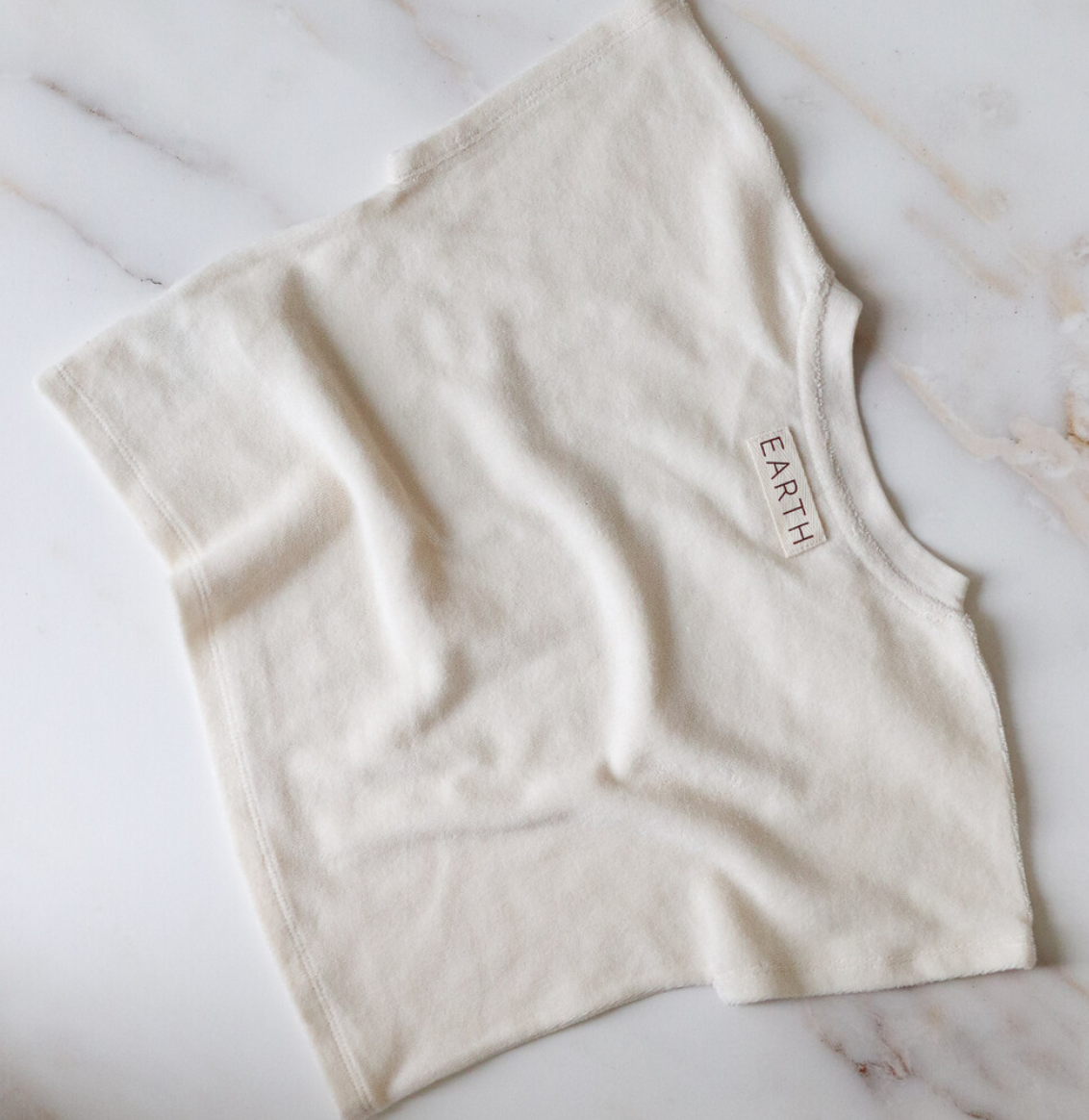 Cropped sweat_Ecru Cream