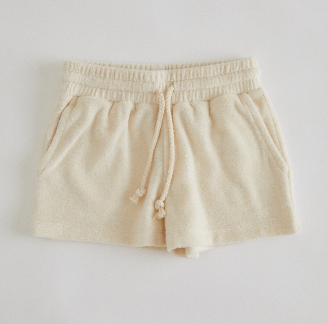 Pocket shorts_Ecru cream