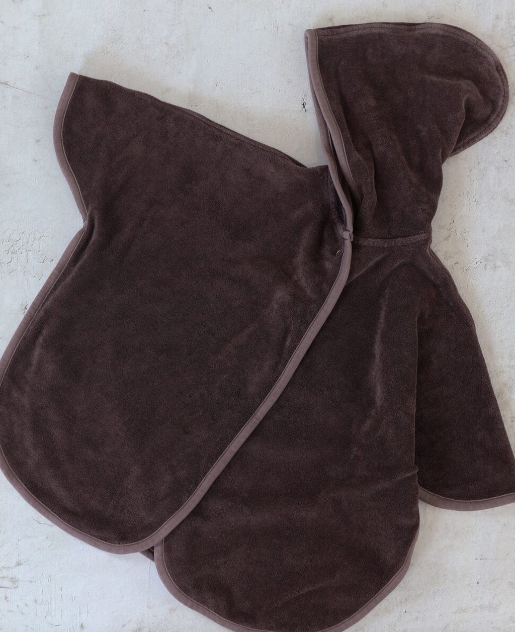 [ LAST. 1 ] Towel Poncho_Brown