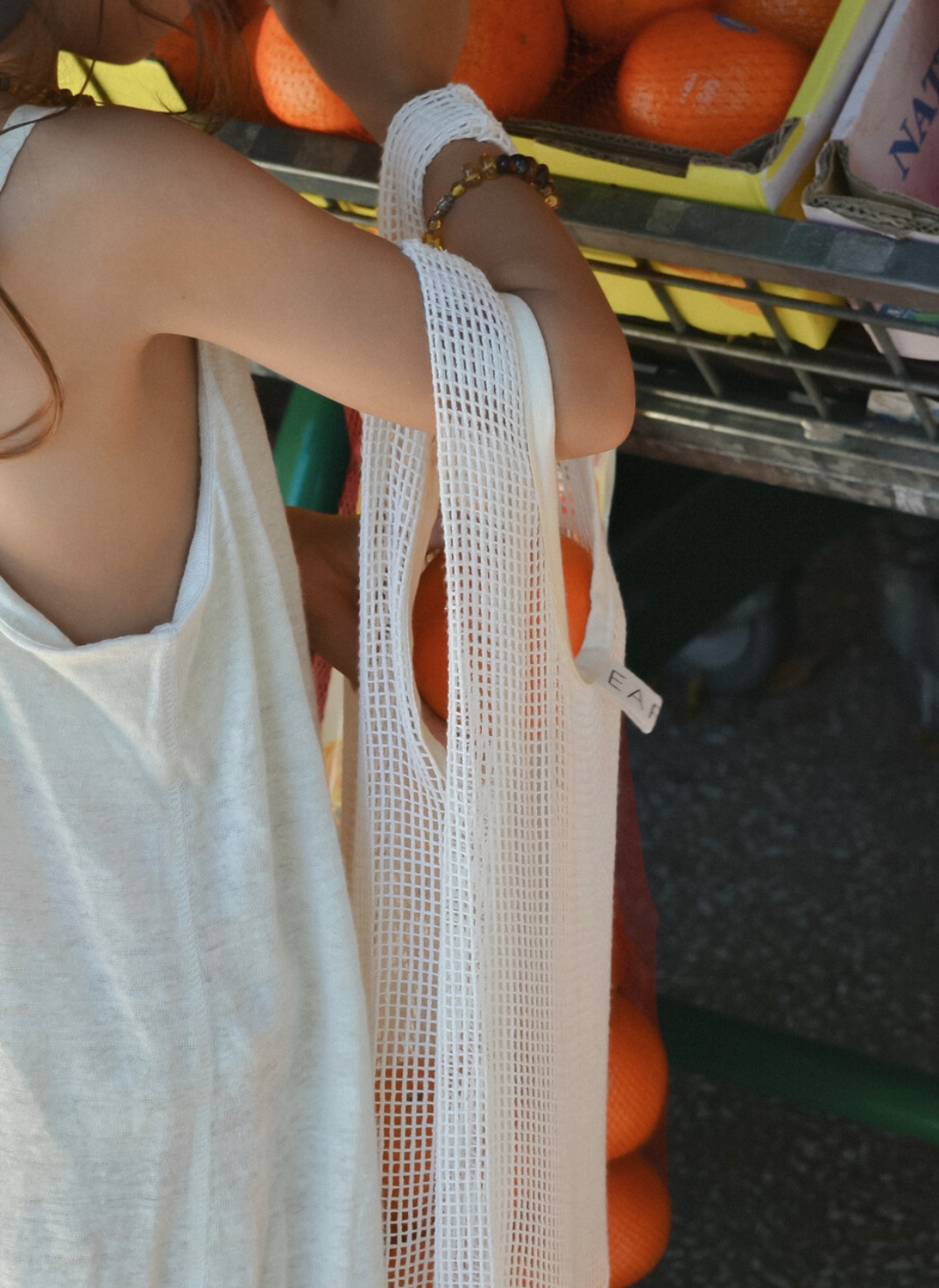 Mesh jacket &amp; bag